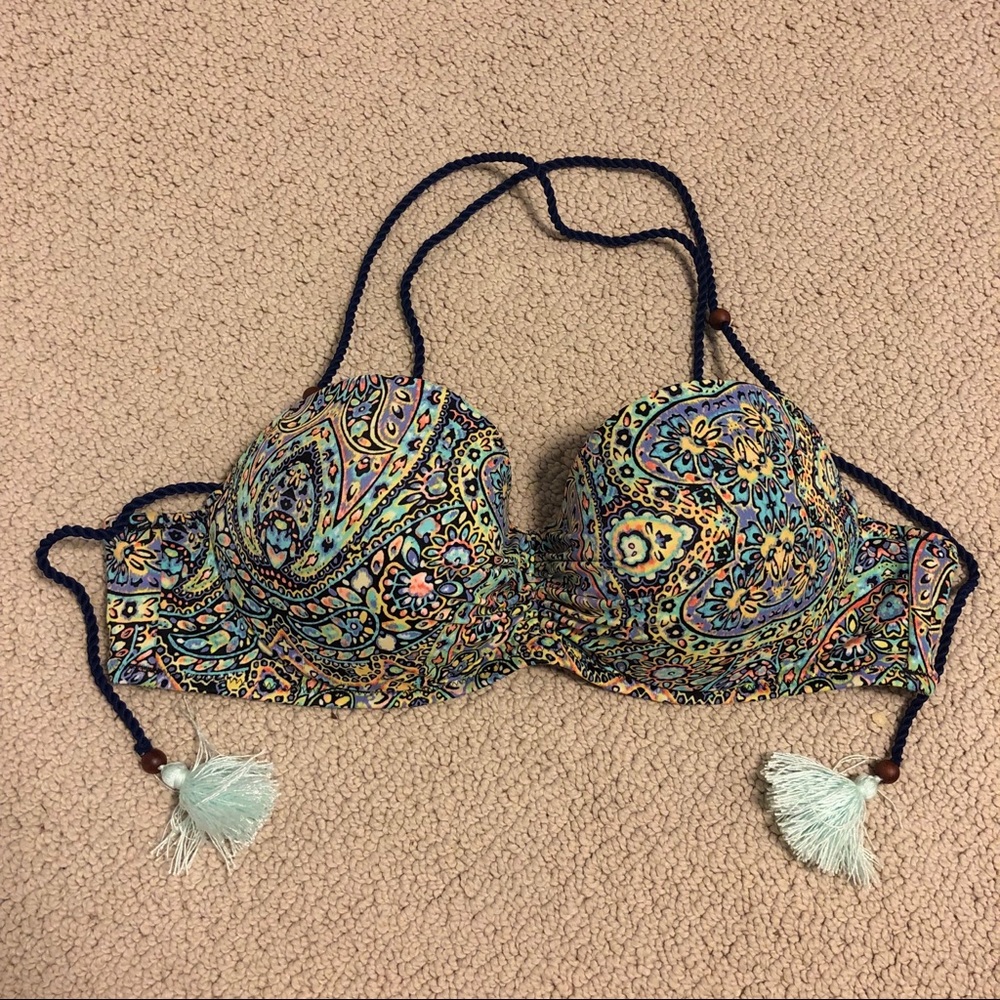 Victoria secret blue bikini top